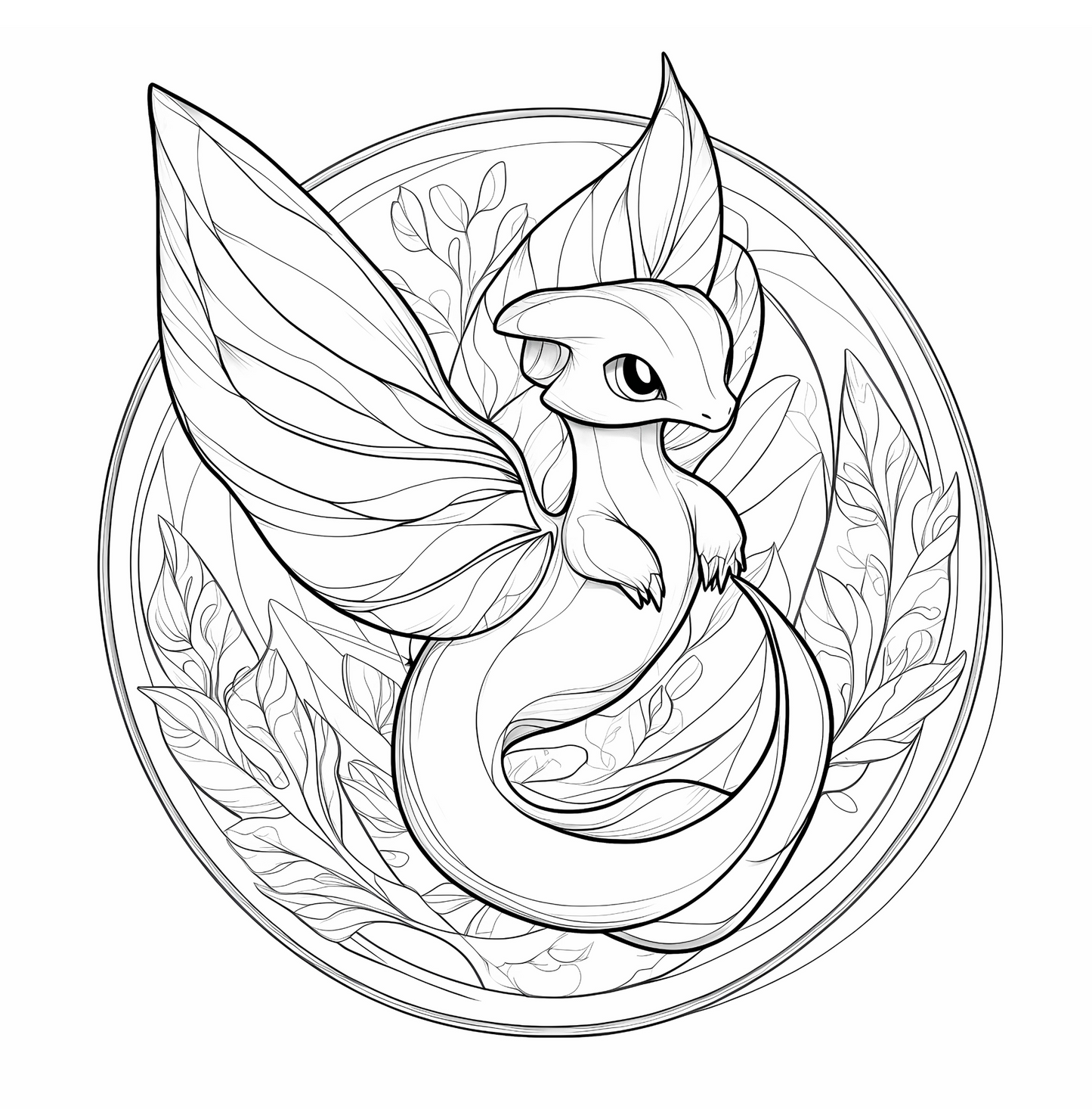 25 Cute pokemon-inspired Creatures Coloring Pages |  Instant Download PDF | pk1