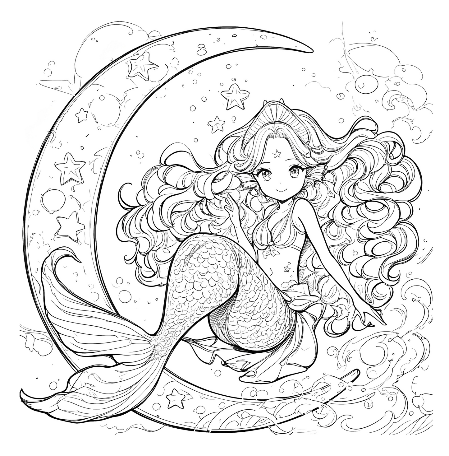 25 Enchanted Zodiac Fairies Coloring Pages | Printable Magical PDF Pages | For Adults, Teens, Relax and Stress Relief| PK1